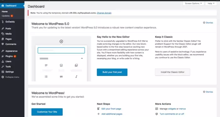 WordPress — capture 1